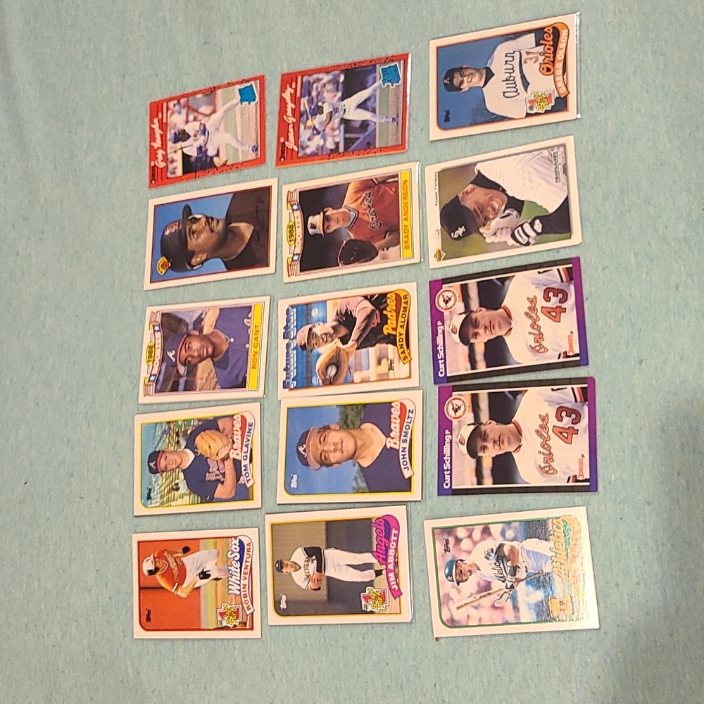 15 card bundle all rookies ,they're in the Hall or they're on their way lol